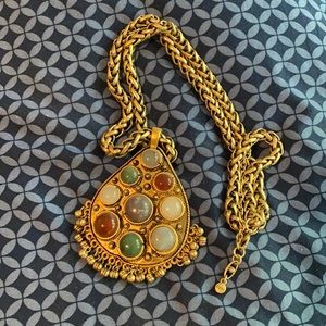 CAbi Casablanca Necklace Muti-color Stones
